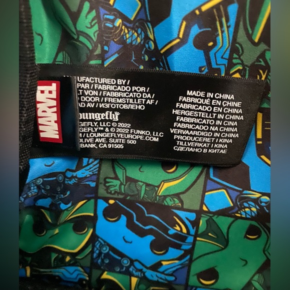 Disney Loungefly Bags Marvel Comics Thor Loki Pop Cosplay Glow In Dark Backpack - Picture 8 of 9